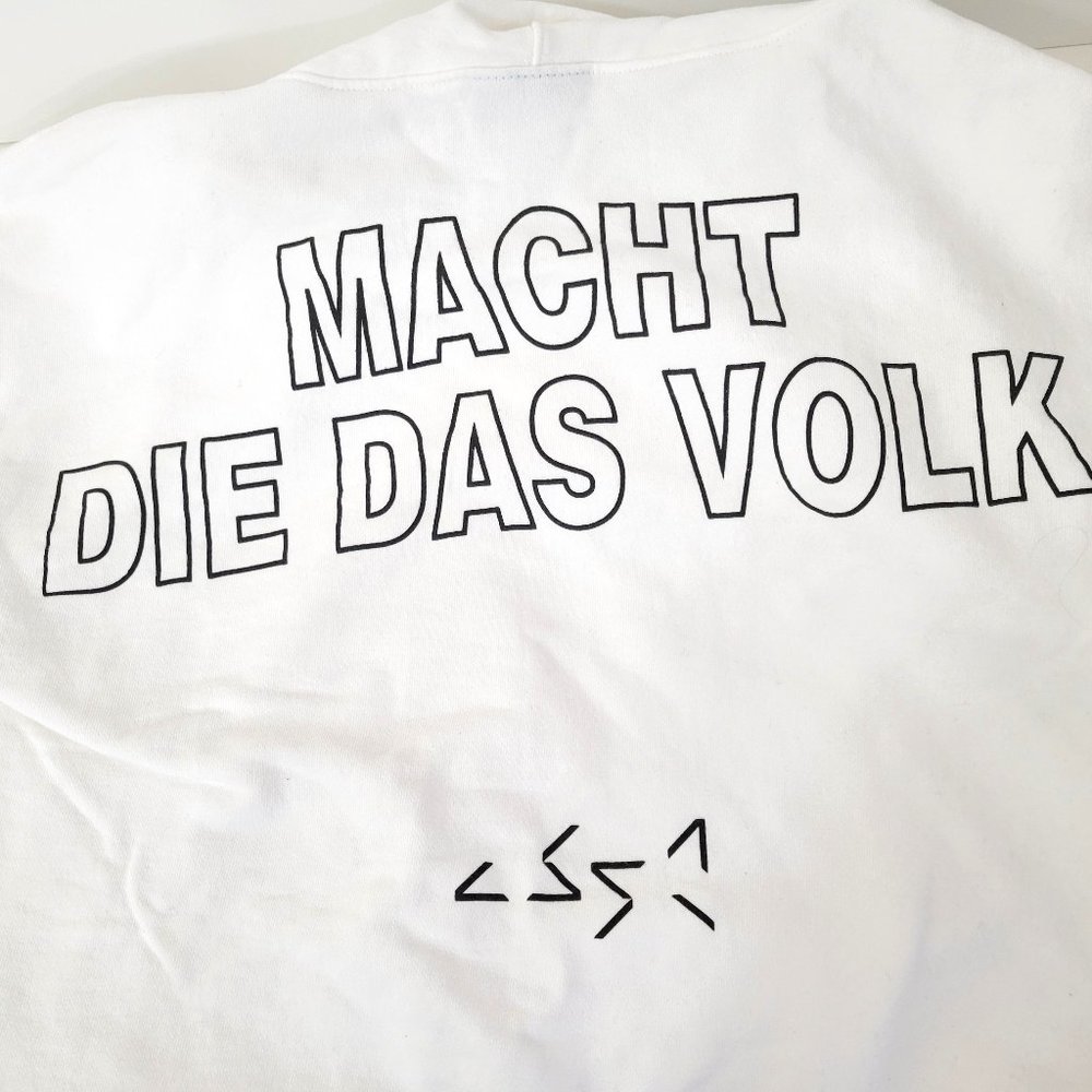 Metapher Hoodie Sweatshirt Macht Die Das Volk - Picture 3 of 7